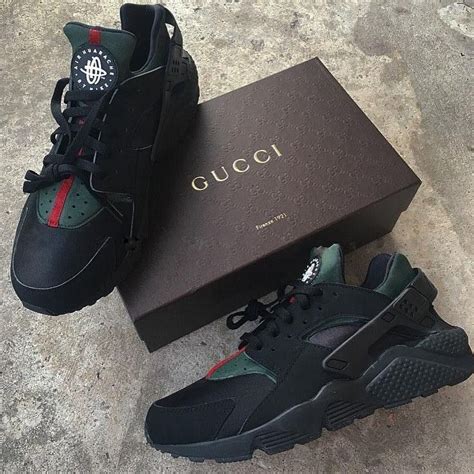 nike huarache x gucci x supreme|nike huarache shoes stockx.